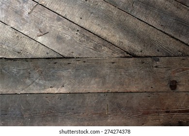 Vector old wooden background