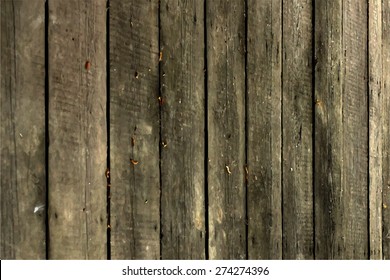 Vector old wooden background