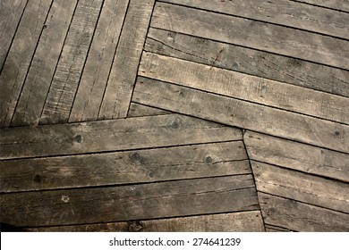 Vector old wooden background