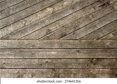 Vector old wooden background