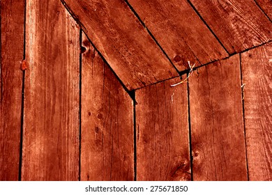 Vector old wooden background