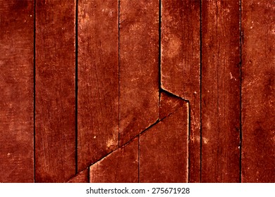 Vector old wooden background