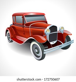 vector oldtimer car