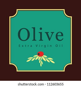  Vector Olive Branch Retro Design