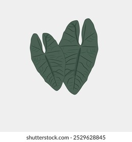 Vector olive green leaf new