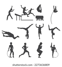 vector Olympic sports icons and Symbols