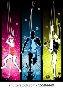 vector olympics games illustration