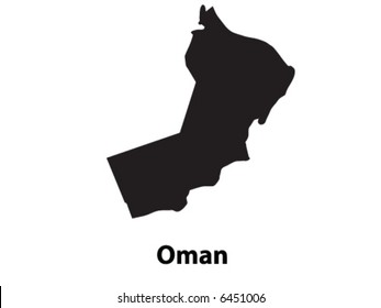 Vector of Oman