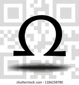 Vector omega sign