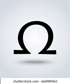 Vector omega sign