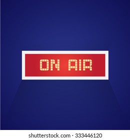 Vector on air sign