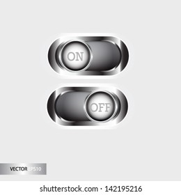Vector on off button