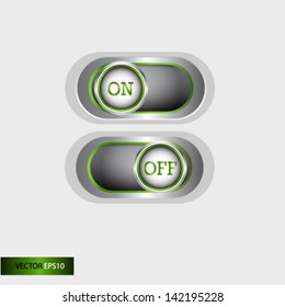 Vector on off button