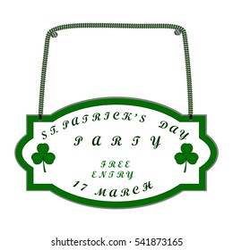 Vector on theme big colored set different types shamrock clover to Patrick day. Shamrock clover pattern consisting of collection accessory holiday Patrick day. Shamrock clover on celebrate Patrick day