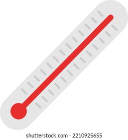 Vector On A Transparent Background Of A Thermometer, Mercury Thermometer, Take Temperature, Chemistry And Medicine. High Temperatures, Heat.