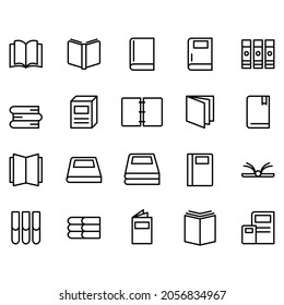 ฺ vector del libro sobre fondo blanco.