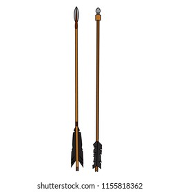 vector, on white background, arrow from bow