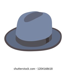 vector, on a white background, men's hat