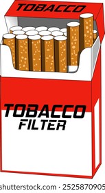 vector one pack of cigarettes