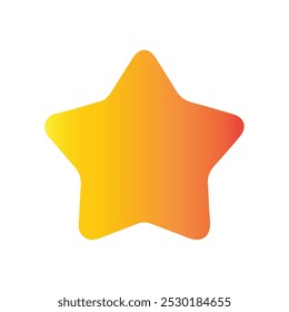 ícone de vetor uma estrela. Eps. 10.