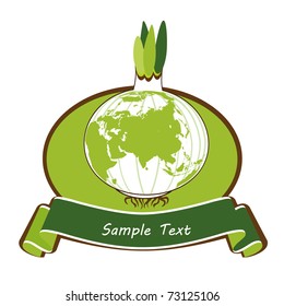 Vector onion label