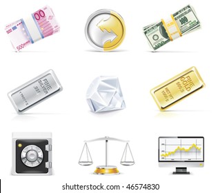 Vector online banking icon set. Part 5