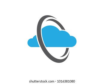 vector online protection cloud storage logo design for web logo, application logo, icons, brand identity and more