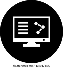 Vector Online Share Icon