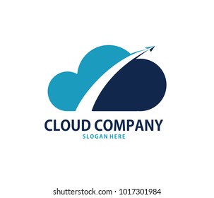 vector online travel beyond cloud storage logo design for web logo, application logo, icons, brand identity and more