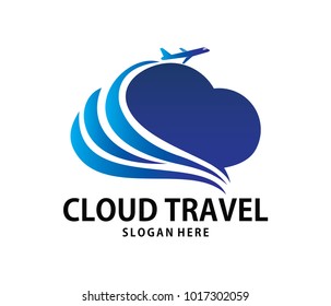 vector online travel tour beyond cloud storage logo design for web logo, application logo, icons, brand identity and more