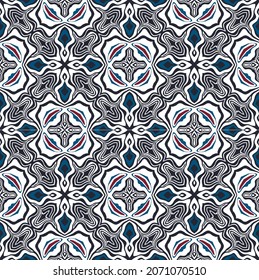 Vector on-trend newfashioned abstract pattern print for your projects of woman dress collection