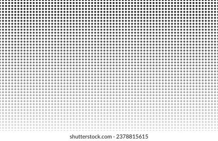 Vector Opacity Gradient Halftone Ben Day Dots Transparent Overlay Background Pattern