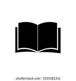 Vector open book Icon for mobile and UI