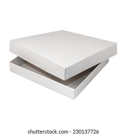 Vector open box isolated on a white background