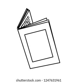 vector open coloring book page fairy story