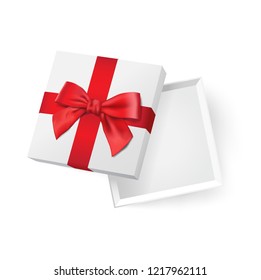 Vector open gift box