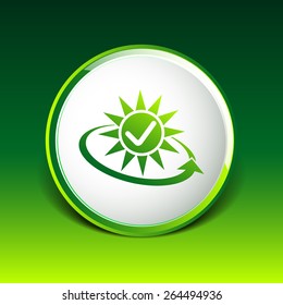 Vector open icon clock time delivery timetable day arrow sign.