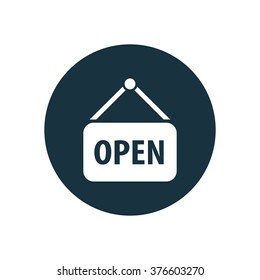 Vector Open Sign Icon