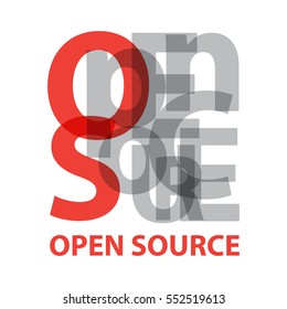 Vector open source. Broken text