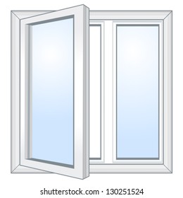 Vector open window