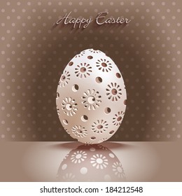 vector openwork 3-D easter egg