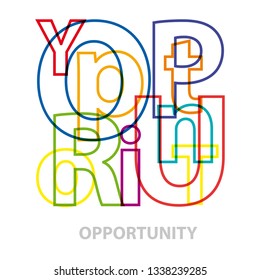 Vector opportunity. Broken text