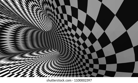 Vector Optical Illusion Black White Twisted Stock Vector (Royalty Free ...