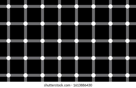 Vector Optical illusion dotted pattern design.