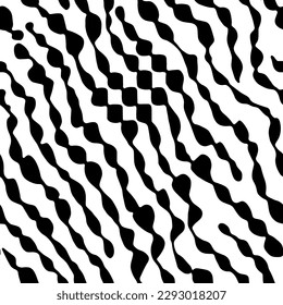 Vector Optical Illusion Seamless Patterns. Mesmerizing vector optical illusions with black and white seamless patterns. Use geometric shapes and designs to create illusions in your projects.