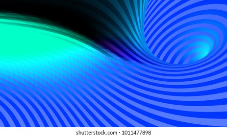 vector optical illusion, twisted abstraction, background of colored triangles