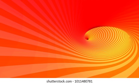 vector optical illusion, twisted abstraction, background of colored triangles