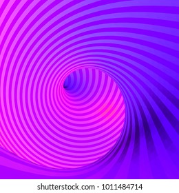 vector optical illusion, twisted abstraction, background of colored triangles