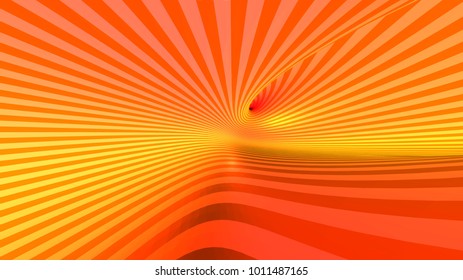 vector optical illusion, twisted abstraction, background of colored triangles