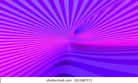 vector optical illusion, twisted abstraction, background of colored triangles